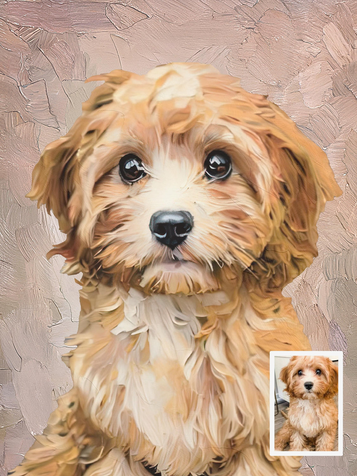 Custom Pet Portrait Oil Painting