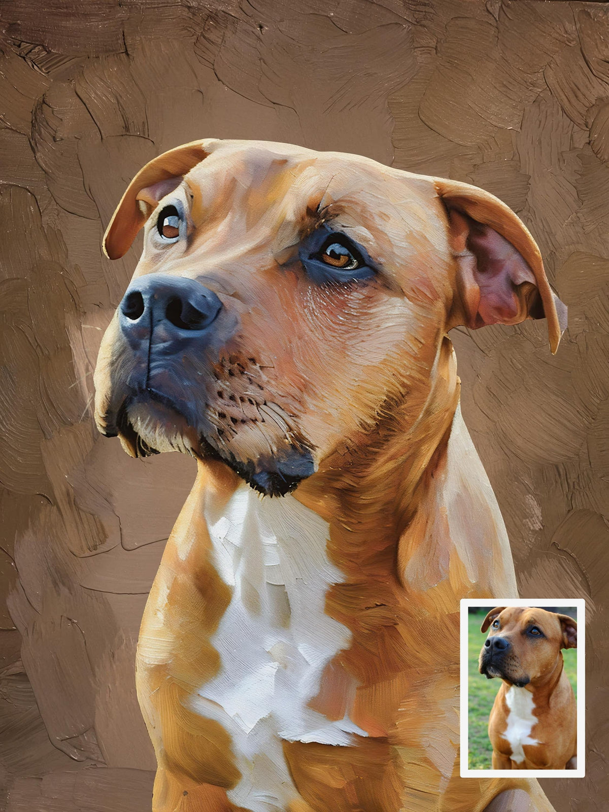 Custom Pet Portrait Oil Painting