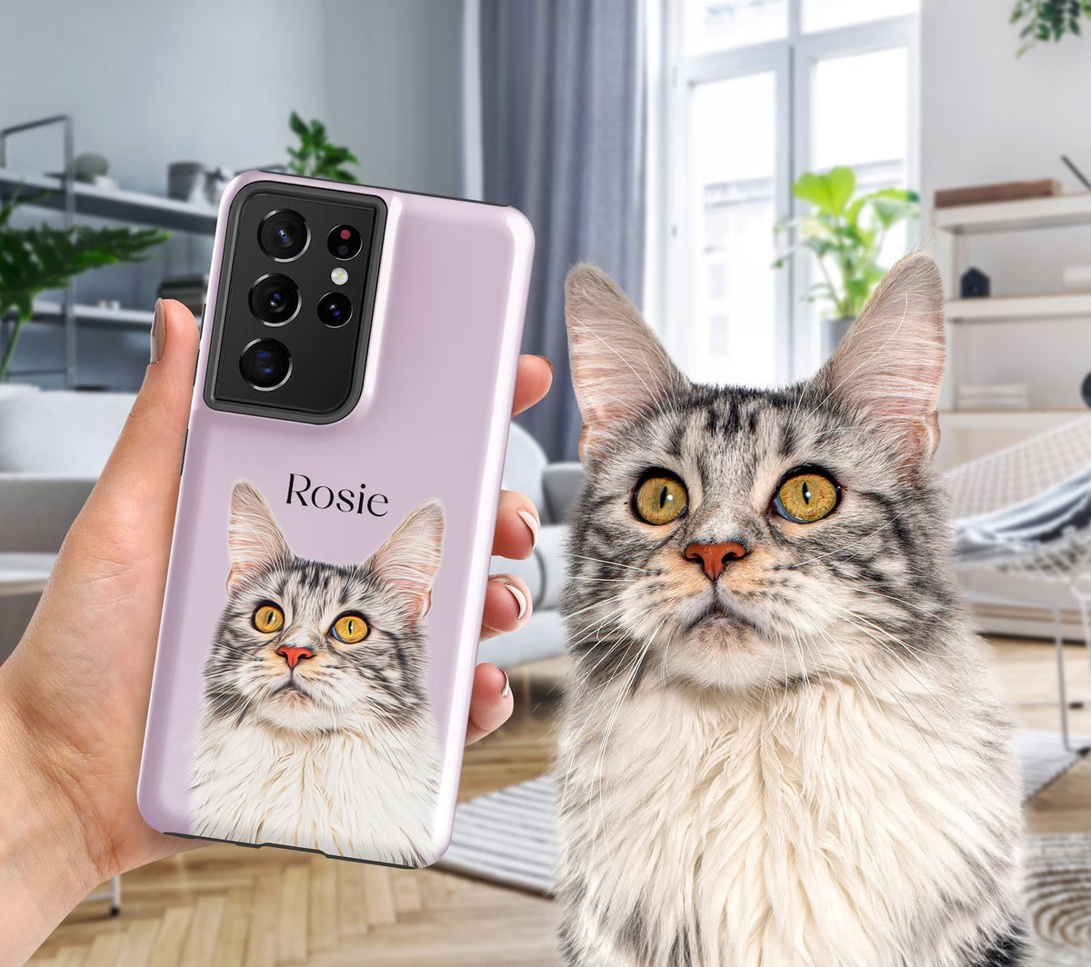 Pet Portrait Phone Tough Cases