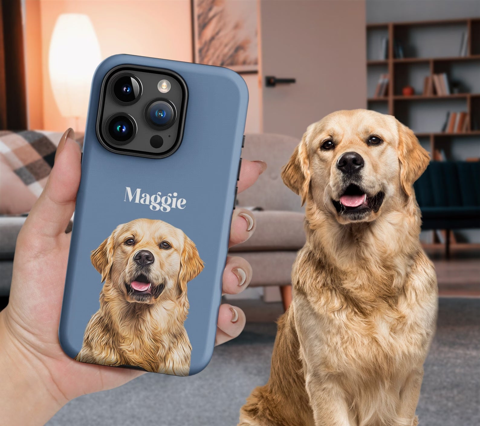 Pet Portrait Phone Tough Cases