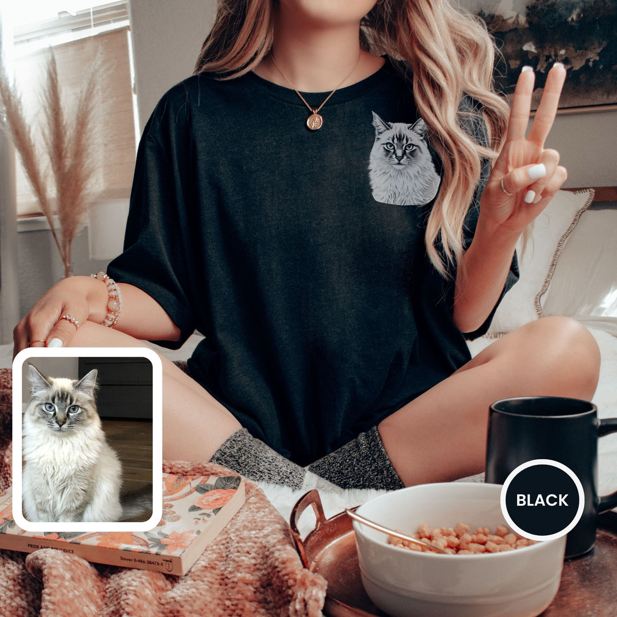 Custom Pet TShirt | Pocket &amp; Full Front Design