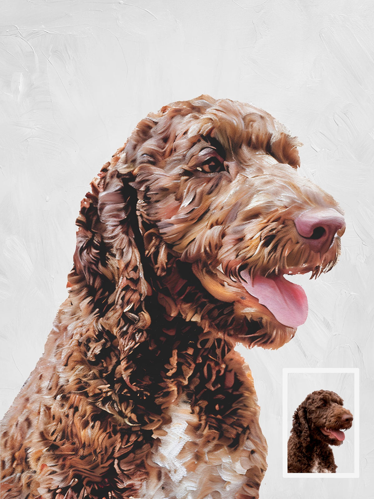 Custom Pet Portrait Oil Painting