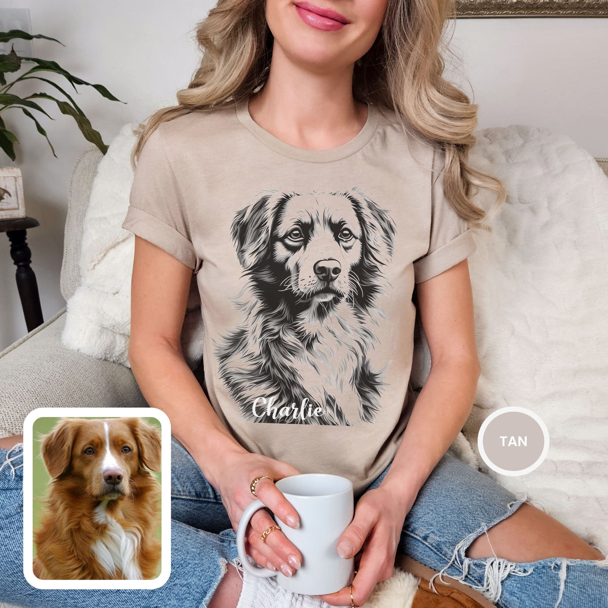 Custom Pet TShirt | Pocket &amp; Full Front Design