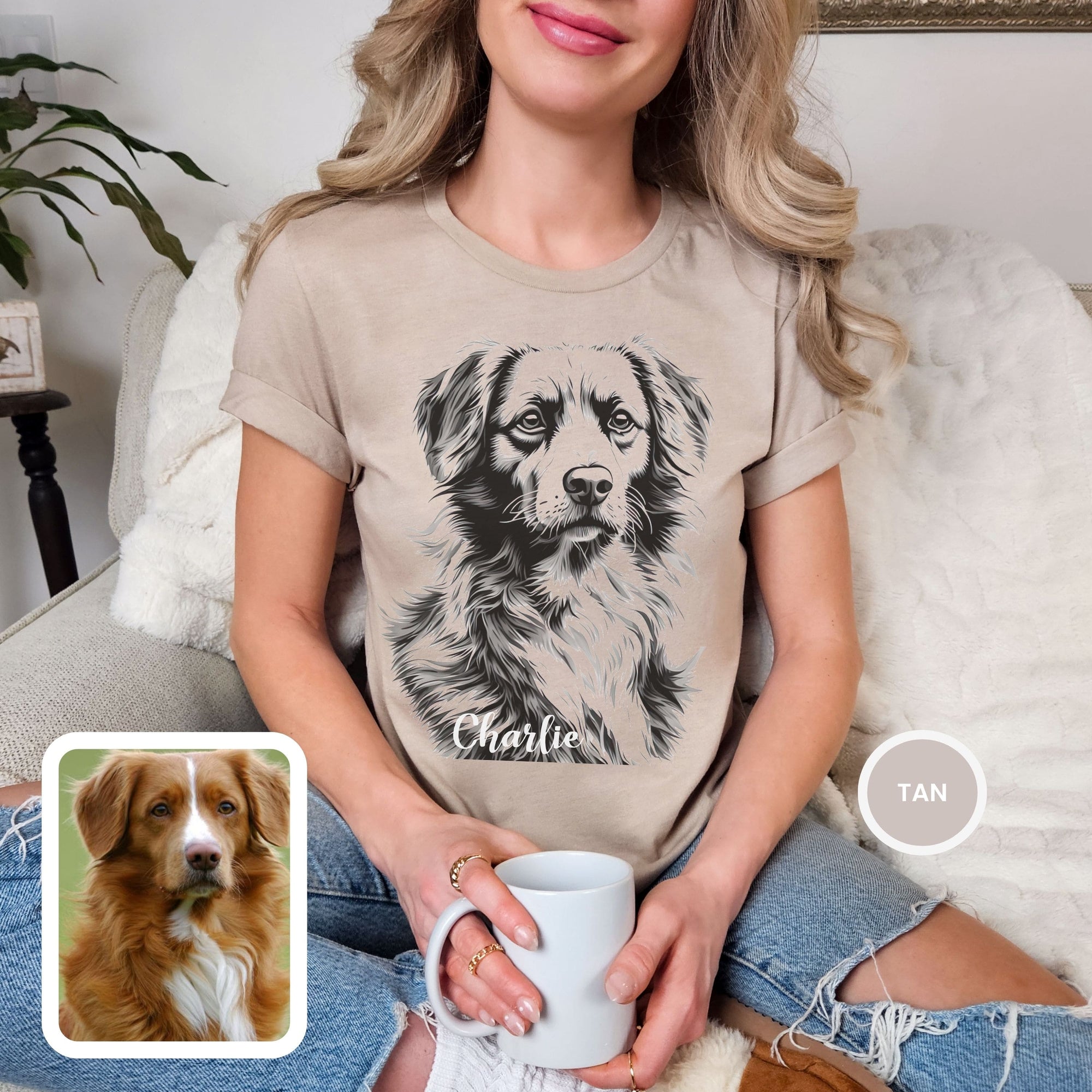 Custom Pet TShirt | Pocket & Full Front Design