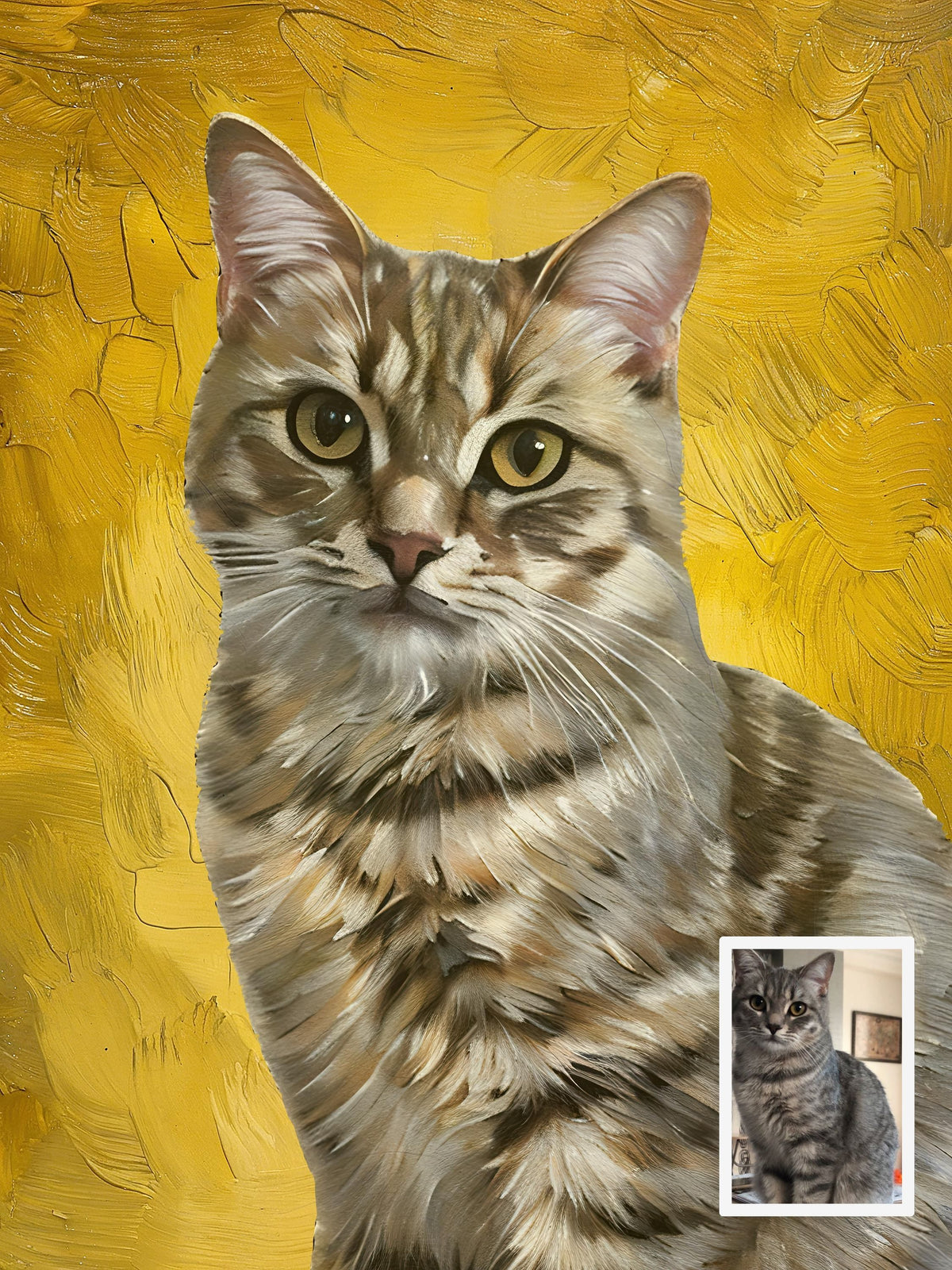 Custom Pet Portrait Oil Painting