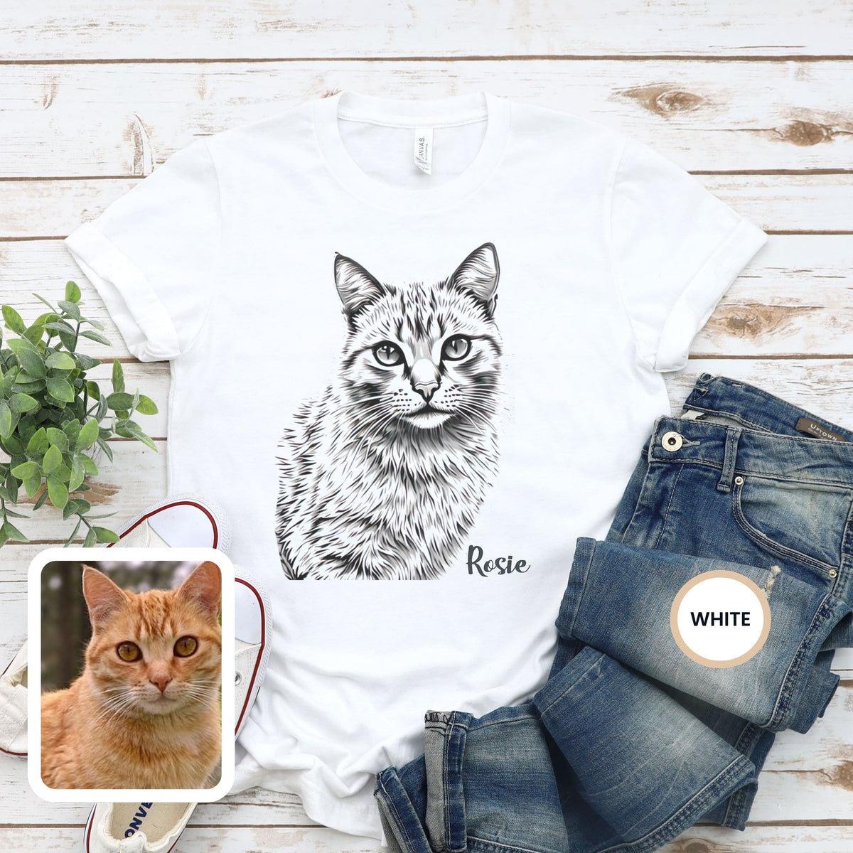 Custom Pet TShirt | Pocket &amp; Full Front Design