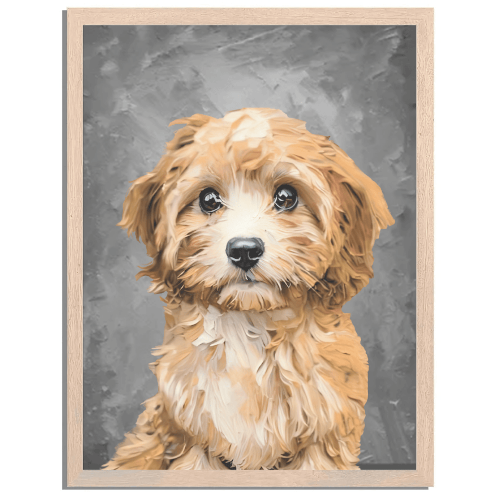 Custom Pet Portrait Oil Painting