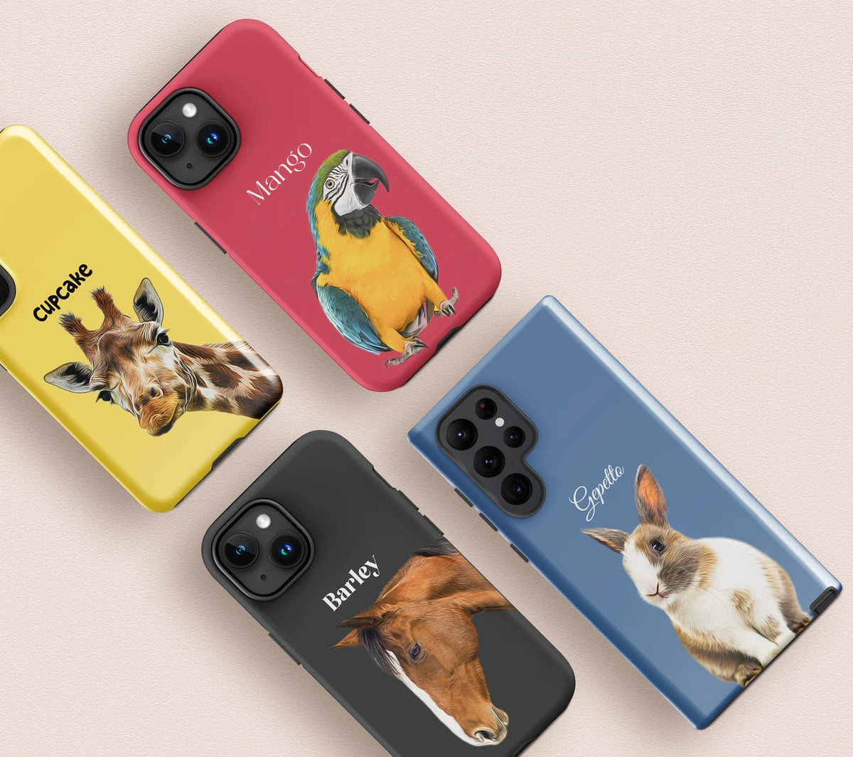 Pet Portrait Phone Tough Cases