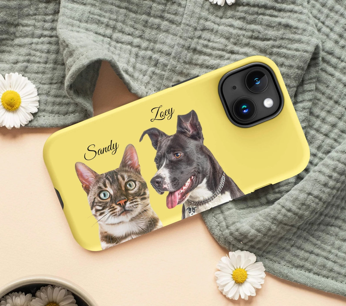 Pet Portrait Phone Tough Cases