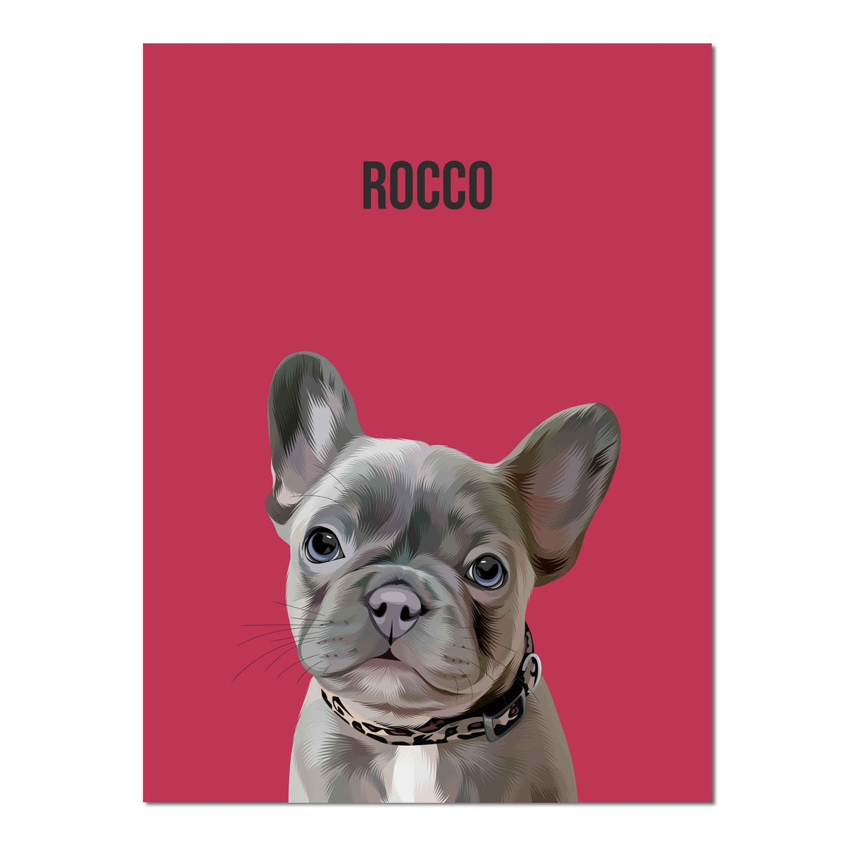 ONE Pet Portrait (Unframed) - PET SKETCH STUDIO