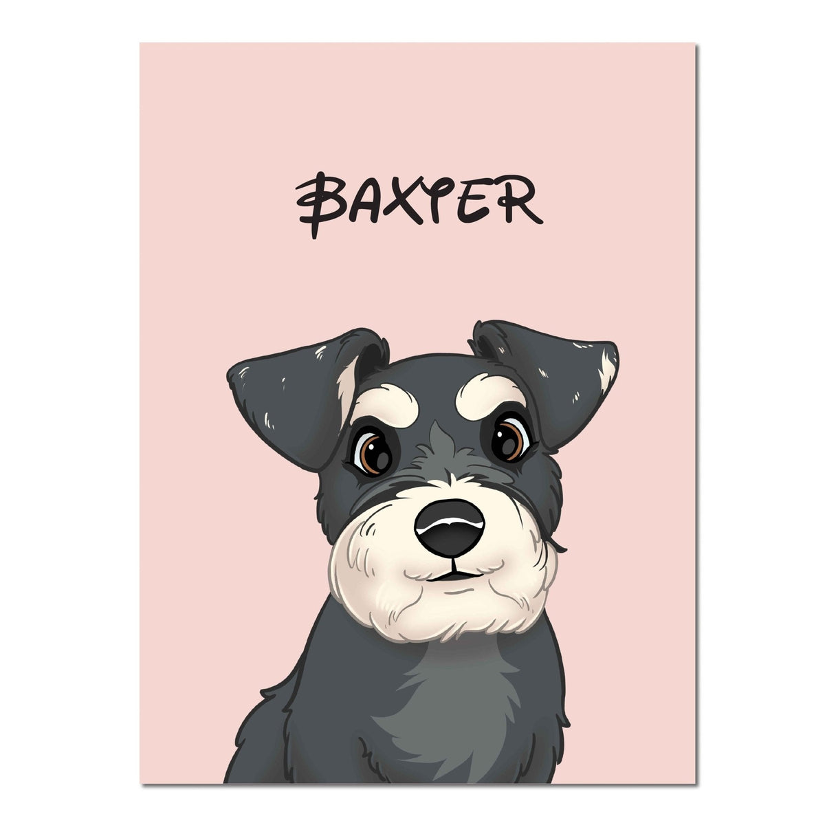 ONE Pet Portrait (Unframed) - PET SKETCH STUDIO