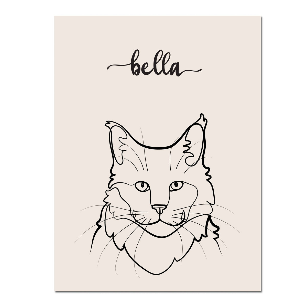 ONE Pet Portrait (Unframed) - PET SKETCH STUDIO